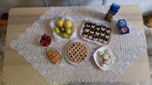 Jedlo v ubytovaní bed & breakfast alebo blízkom okolí