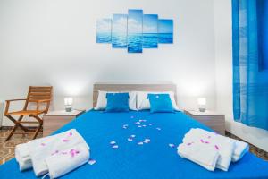 Posteľ alebo postele v izbe v ubytovaní B&B U PRUFISSURI