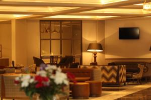 TV a/nebo společenská místnost v ubytování Riverside Lodge Hotel