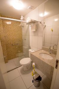 Koupelna v ubytování Hotel Villa Smart