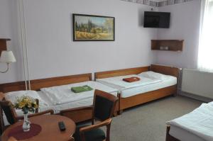 En eller flere senge i et værelse på Penzion Zuzana