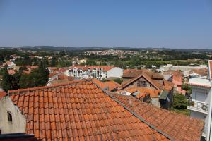 Uma visão geral de Viseu ou uma vista da cidade tirada do apartamento