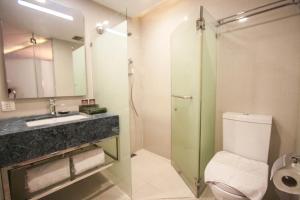 A bathroom at Hotel XYZ
