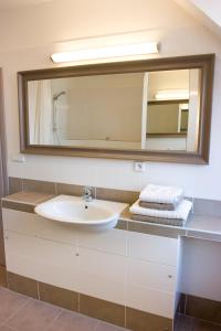 Baðherbergi á Hotel Dvur Hoffmeister