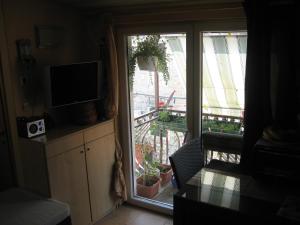 Televízia a/alebo spoločenská miestnosť v ubytovaní Split Central Guesthouse