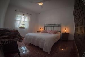 En eller flere senge i et værelse på Finca Pozo Taburiente + 44 billeder