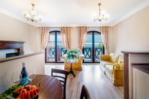 Część wypoczynkowa w obiekcie Apartamenty Portowe