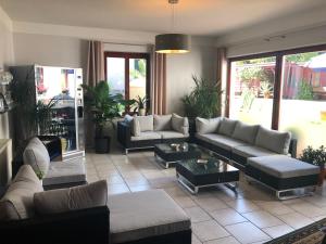Posezení v ubytování City-Hotel-Wolgast