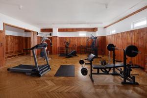 Fitness centrum a/nebo fitness zařízení v ubytování Hotel Červenohorské sedlo