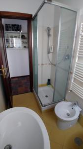 Koupelna v ubytování B&B Paternocchio