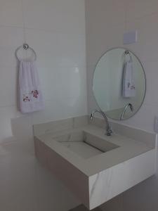 Phòng tắm tại Pousada Vila Regina