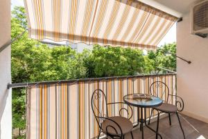 Balkón nebo terasa v ubytování Apartments Cezar