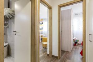 Koupelna v ubytování Apartments Cezar