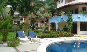 Swimmingpoolen hos eller tæt på Hotel Las Brisas del Pacifico