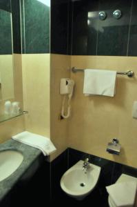 Koupelna v ubytování Hotel Giorgina
