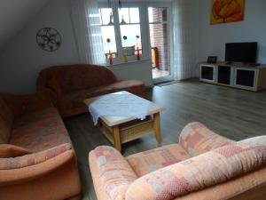 TV a/nebo společenská místnost v ubytování Bei Ute und Peter