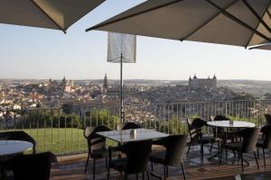 Utsikt over Toledo, enten fra hotellet eller fra et annet sted
