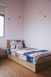 Postel nebo postele na pokoji v ubytování Dan Bao Homestay
