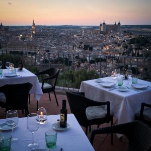 Utsikt over Toledo, enten fra hotellet eller fra et annet sted
