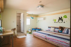 Postel nebo postele na pokoji v ubytování Dan Bao Homestay