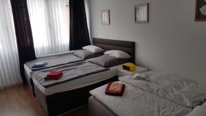 Sonniges Modernes Appartement Höhenbergにあるベッド
