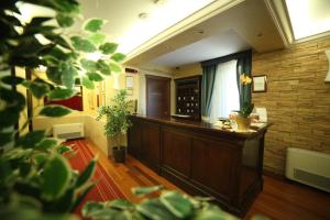Χώρος καθιστικού στο Hotel Teocrito
