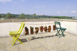 A balcony or terrace at Masseria Galatea Agriturismo