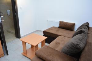 Posezení v ubytování Deltix Apartments