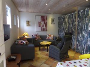 Posezení v ubytování Rosengaard holiday apartment and B&B
