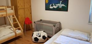 Postel nebo postele na pokoji v ubytování Apartmán Tauplitz