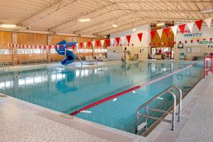 a large swimming pool in a large building at YMCA of the Rockies in Estes Park