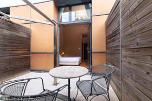 Balkón nebo terasa v ubytování Art Hotel Olympic