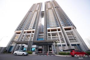 Bygningen som feriehuset ligger i