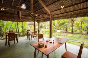 Zahrada ubytování Mekong Home
