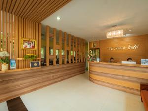 Vstupní hala nebo recepce v ubytování AU Place Hotel + 37 fotografií