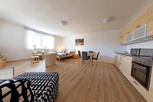 Kuchyňa alebo kuchynka v ubytovaní Apartmány Lipno 510