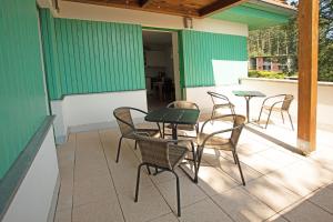 Patio alebo iná vonkajšia časť ubytovania Apartmány Lipno 510