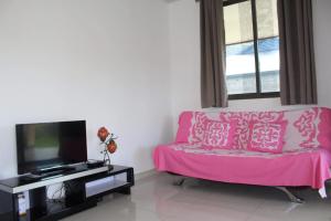 TV a/nebo společenská místnost v ubytování Bora-Bora House