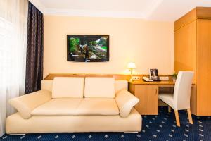 TV a/nebo společenská místnost v ubytování Hotel Royal