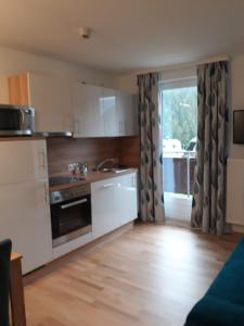 Kuchyň nebo kuchyňský kout v ubytování Ferienwohnung Ski-Hans