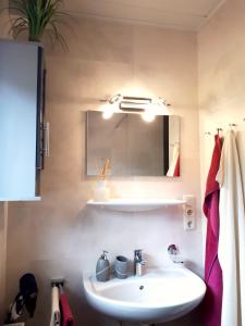 Koupelna v ubytování Apartments Fasl