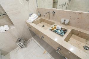 Koupelna v ubytování Bon Hotel