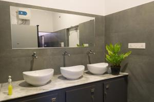 Phòng tắm tại Micasa Hostels