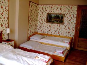 Posteľ alebo postele v izbe v ubytovaní Ria Apartment Vyhlídka