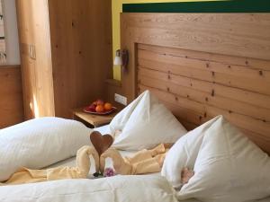 Postel nebo postele na pokoji v ubytování Haus Schnepfleitner