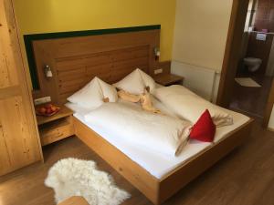 Postel nebo postele na pokoji v ubytování Haus Schnepfleitner