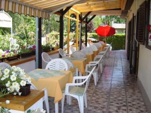 Restaurace v ubytování Erika Villa