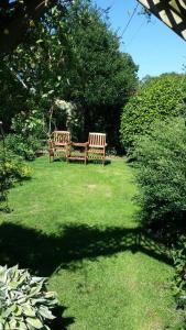 A garden outside Canol y Llan