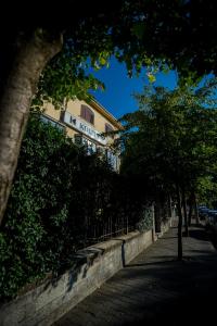 O edifício onde o hotel está situado