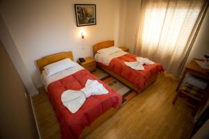 Uma cama ou camas num quarto em Kolping